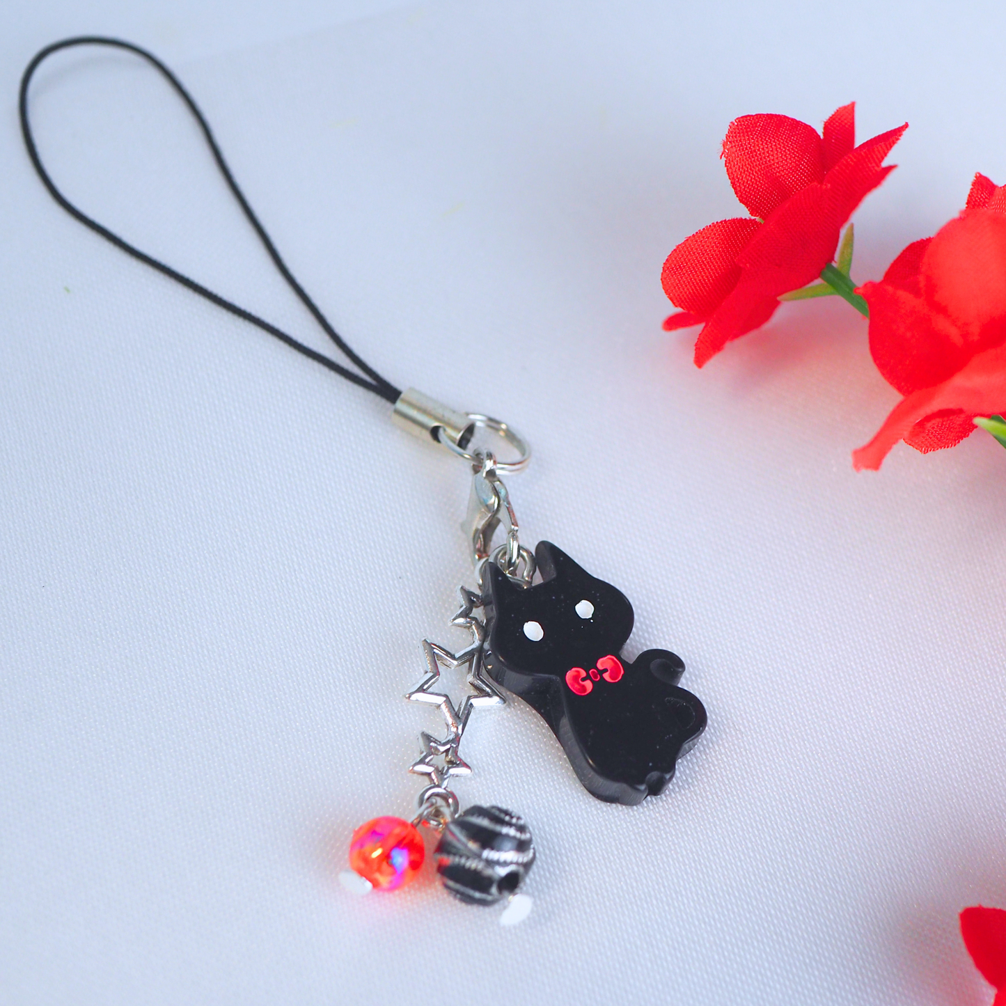 Bewitching Cat Phone Charm