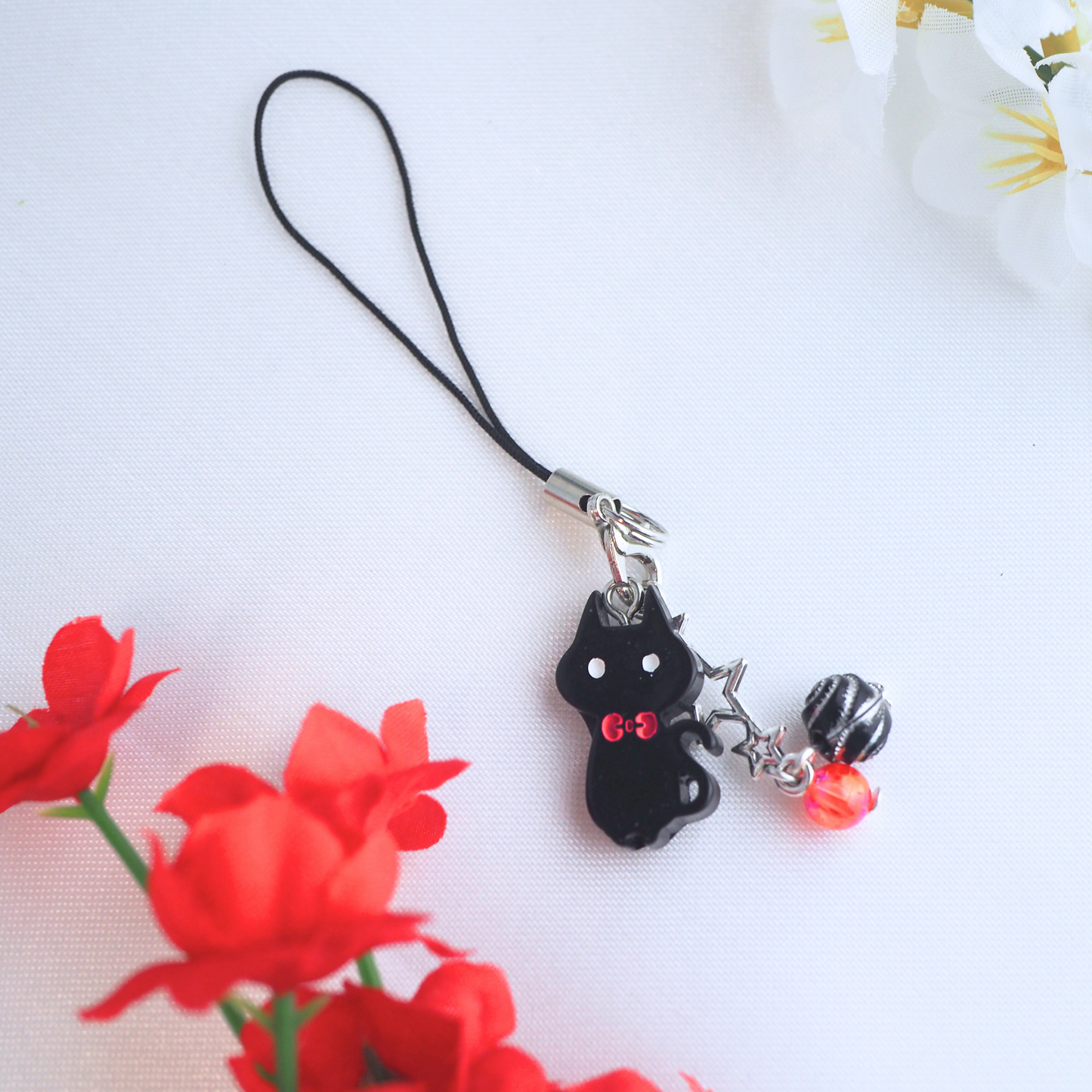 Bewitching Cat Phone Charm