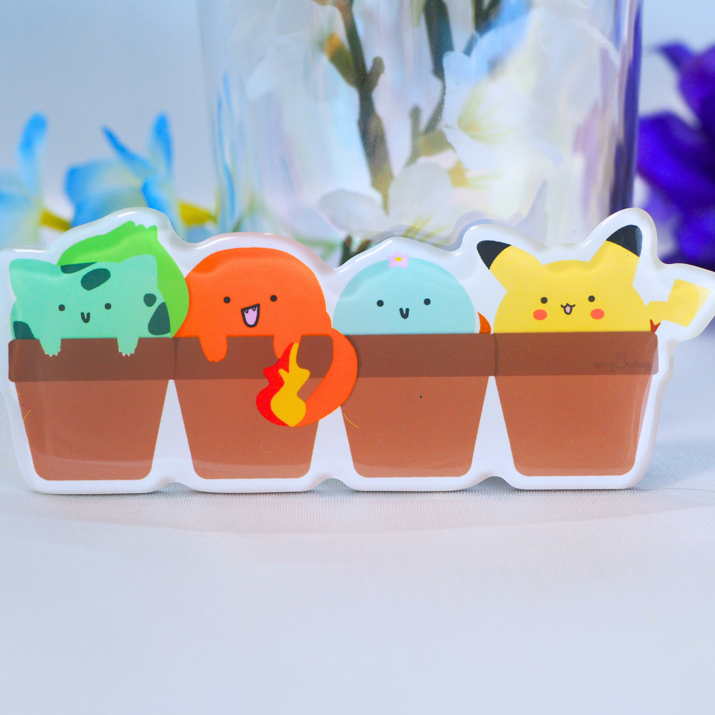 4 Pot PokePlant - Acrylic Magnet