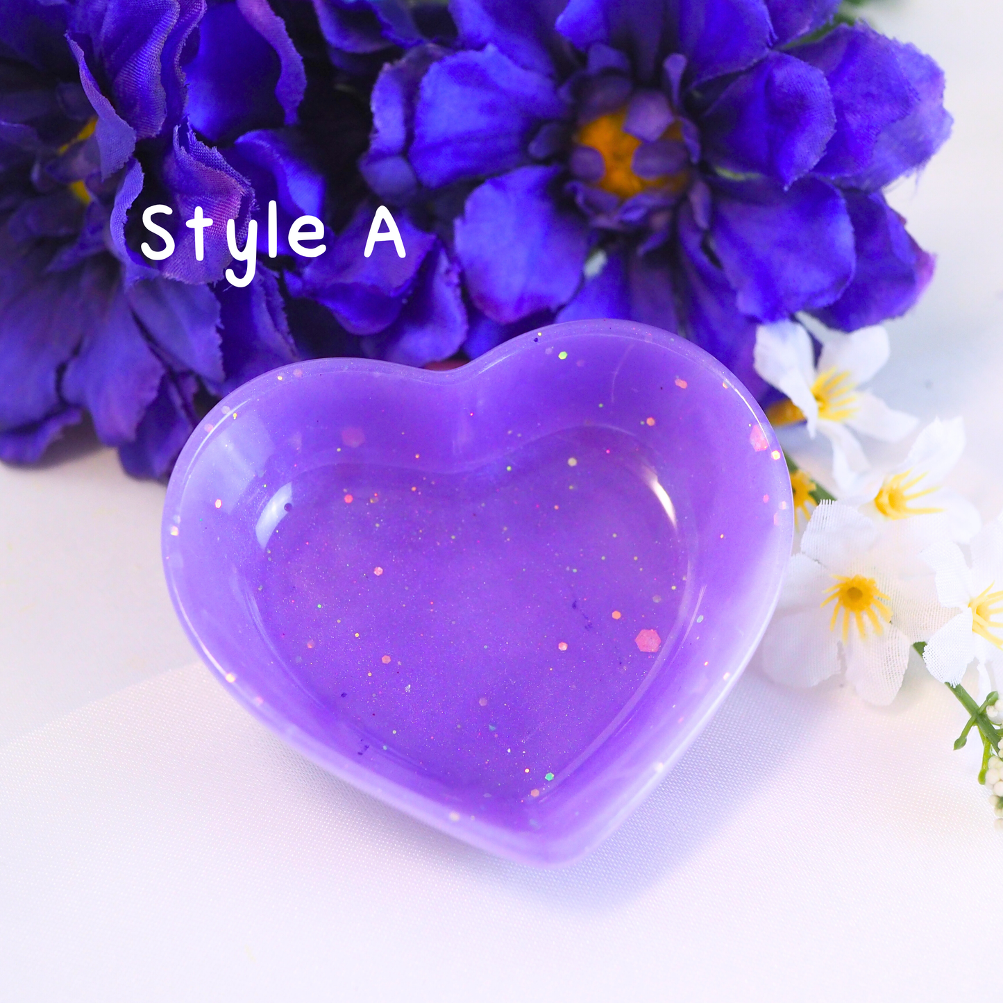 I Purple You - Resin Heart Trinket Trays