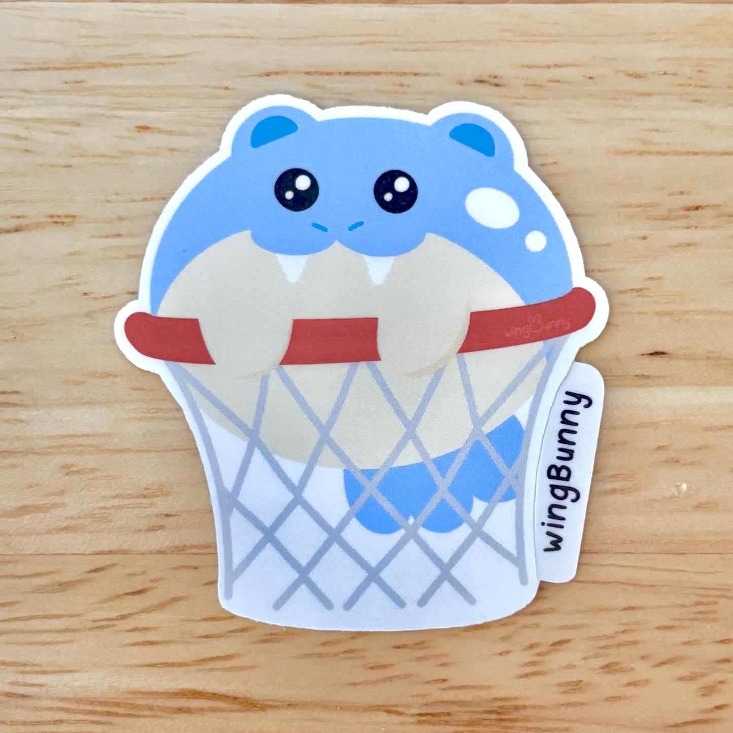 Basketball Spheal Sticker