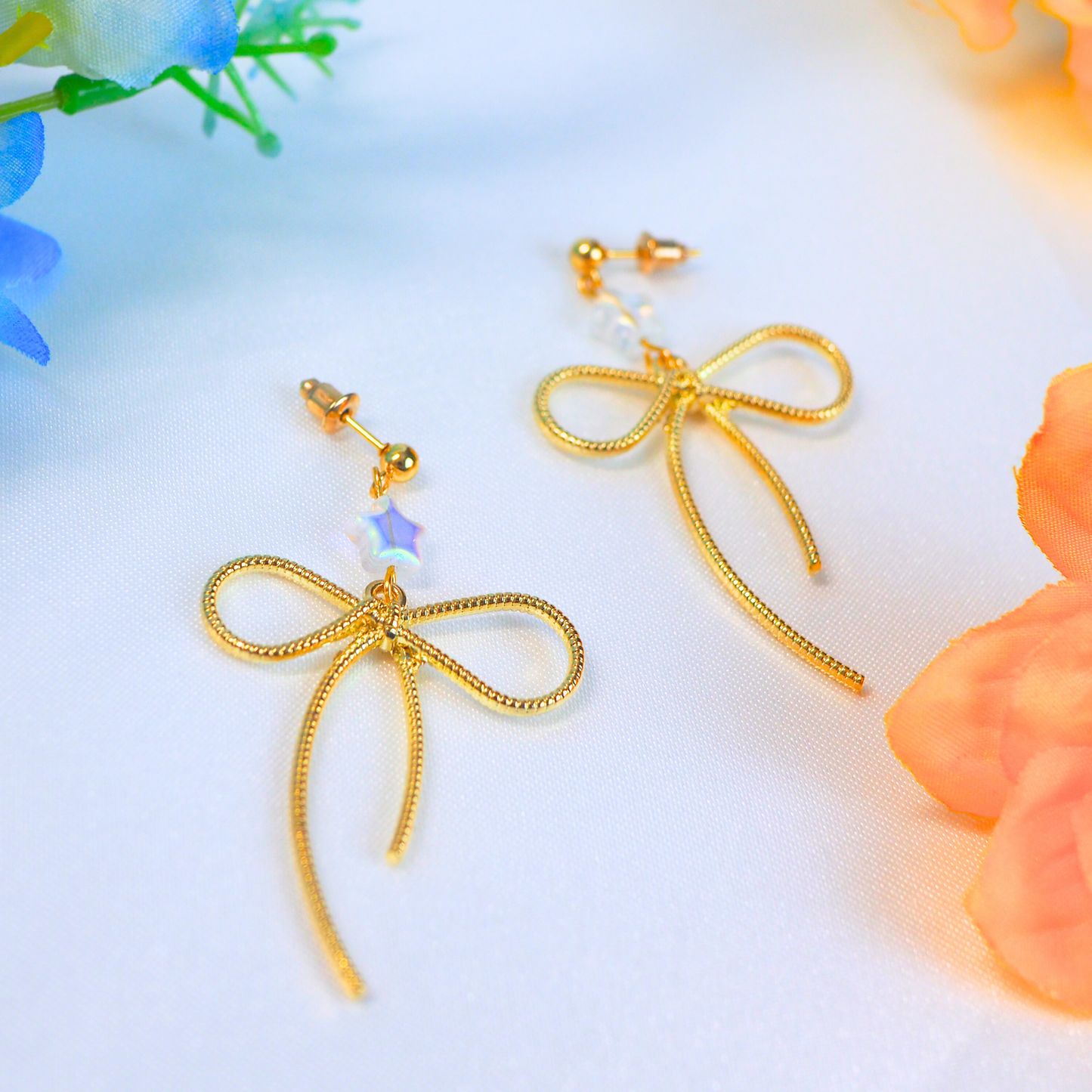 Starry Bow Earrings