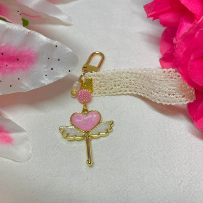 Staff of Cupid Bag Charm