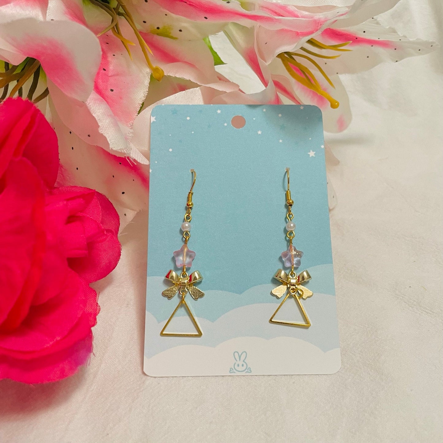 Telepathy Pink - SxF anime inspired earrings